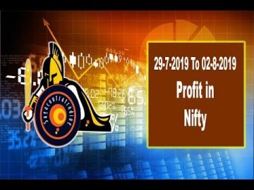 29-07-2019 to 02-08-2019 Nifty Intraday Profit