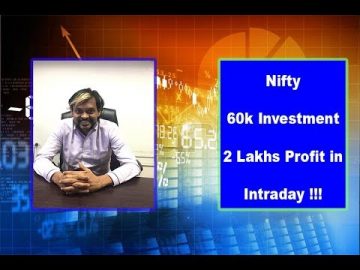 Nifty 60k Investment _ 2 Lakhs Profit in Intraday on 20-06-2019