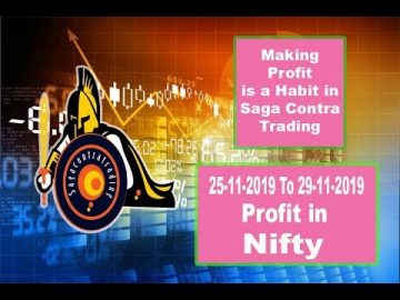 Week 26 _ 25-11-2019 to 29-11-2019 Nifty Intraday Profit