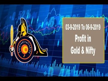 03-09-2019 to 06-09-2019 Gold & Nifty Intraday Profit